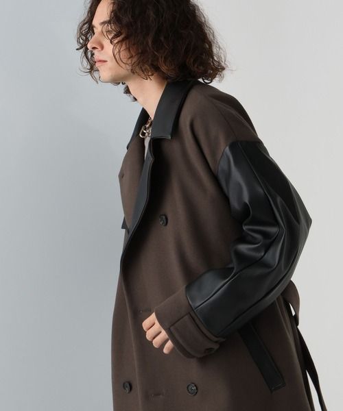 HARE（ハレ） トレンチコート MEDIUM ブルー メンズ : ZOZOTOWN Yahoo