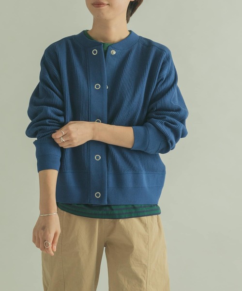 「FORK&SPOON」 カーディガン 1 ブラック レディース_画像3