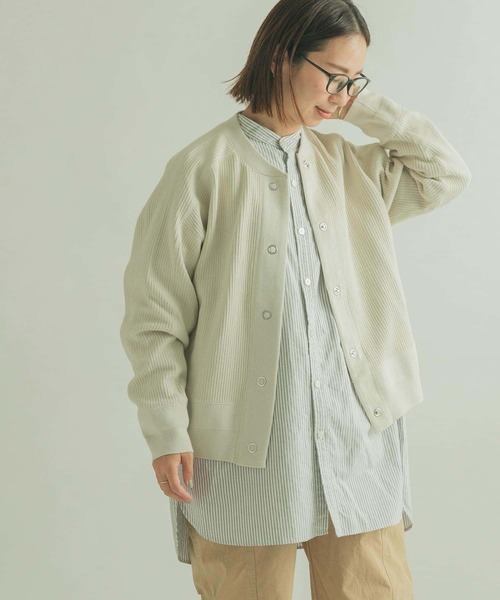 「FORK&SPOON」 カーディガン 1 ブラック レディース_画像8