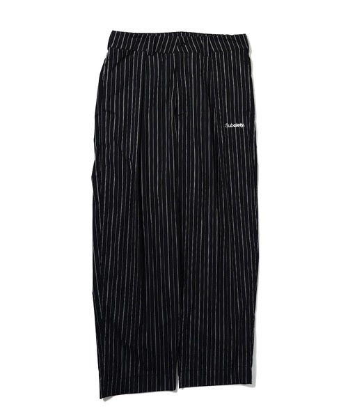 「Subciety」 スラックス LARGE ネイビー メンズ_画像2