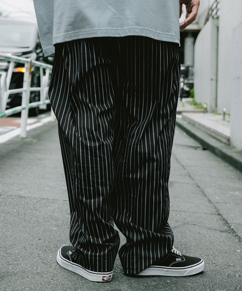 「Subciety」 スラックス LARGE ネイビー メンズ_画像8