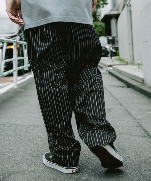 「Subciety」 スラックス LARGE ネイビー メンズ_画像9