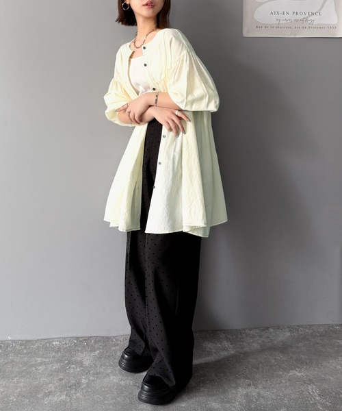 「classicalelf」 長袖ブラウス X-LARGE オフホワイト レディース_画像9