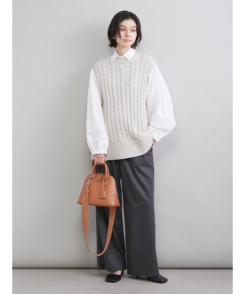 Mila Owen（ミラオーウェン） ボストンバッグ ワイドショルダーミドル