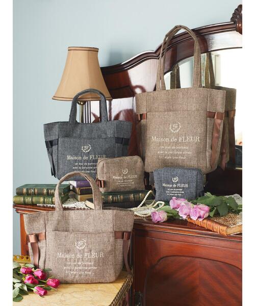 「Maison de FLEUR」 トートバッグ FREE ブラック レディース_画像3