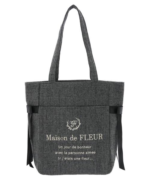 「Maison de FLEUR」 トートバッグ FREE ブラック レディース_画像7