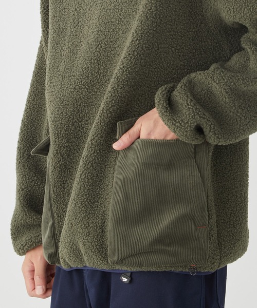 「KRIFF MAYER」 長袖Tシャツ SMALL オリーブ メンズ_画像9