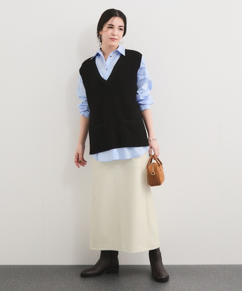 「LE CERCLE par rope'」 スカート FREE ダークブラウン レディース_画像6