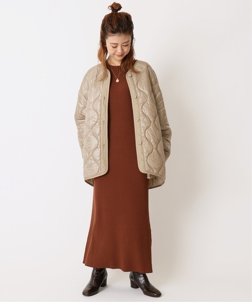 「U by SPICK&SPAN」 ニットワンピース 36 ブラック レディース_画像2