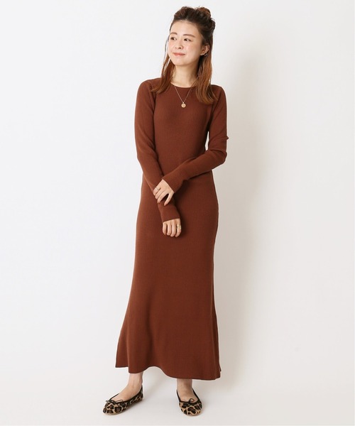 「U by SPICK&SPAN」 ニットワンピース 36 ブラック レディース_画像7