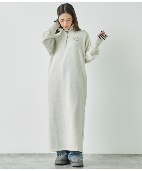 「ANAP」 長袖ワンピース FREE ブラック レディース_画像4