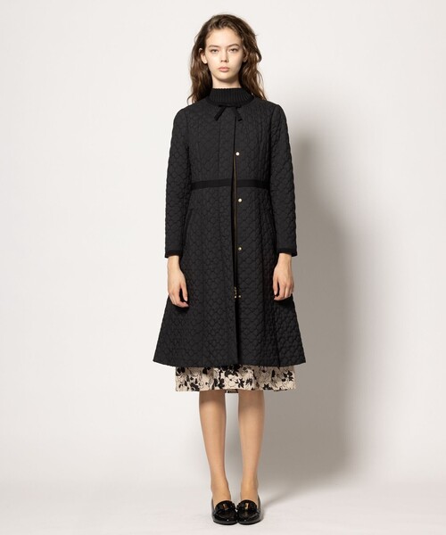 「TOCCA」 ドッキングワンピース MEDIUM ブラック レディースの画像