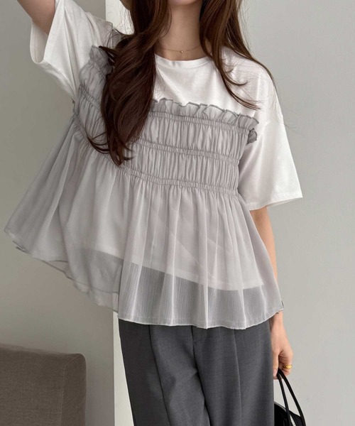GeeRA（ジーラ） tシャツ シアービスチェドッキングTシャツ