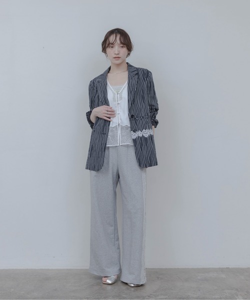 ベスト ジレ レースエンブロランジェリージレ レディースの画像