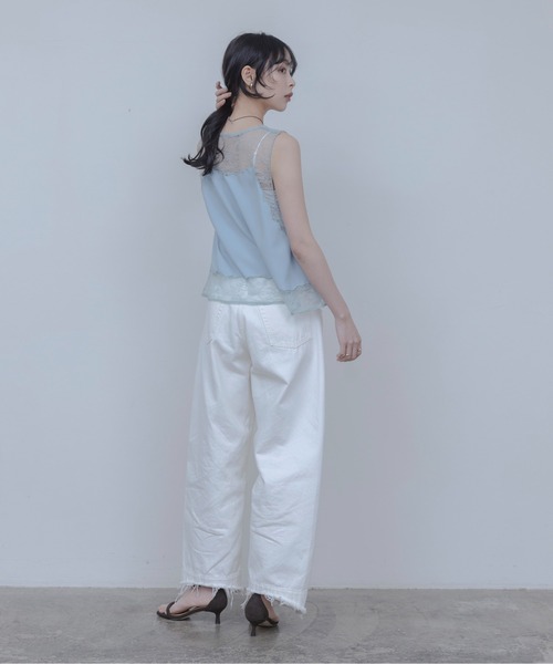 ベスト ジレ レースエンブロランジェリージレ レディースの画像
