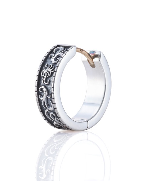 「LION HEART」 ピアス(片耳用) ONE SIZE シルバー メンズ_画像2