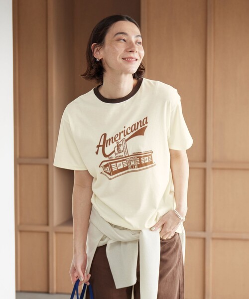 AMERICANA（アメリカーナ） tシャツ 半袖 「WEB限定/別注」「Americana