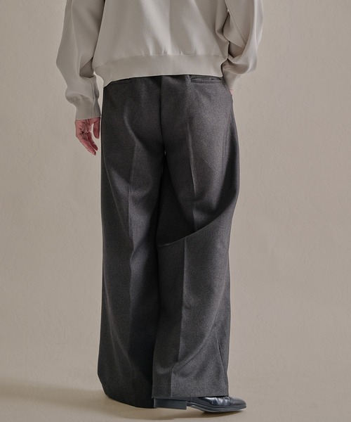 epnok スラックス 2タックセミワイドストレートスラックス メンズ
