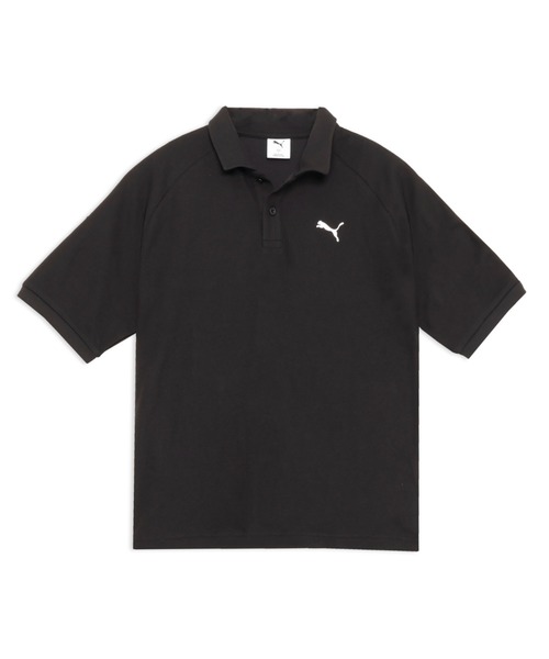 神村学園　サッカー部　プーマ【PUMA】　ポロシャツ　半袖　ブラック　速乾　ＸＬ PUMA（プーマ） ポロシャツ 半袖 メンズ ESS MX 半袖 ポロシャツ