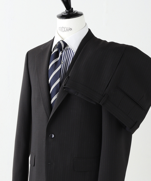 セレモニースーツ セットアップ OLIVER 2ボタン DORMEUIL (ストライプ) メンズの画像
