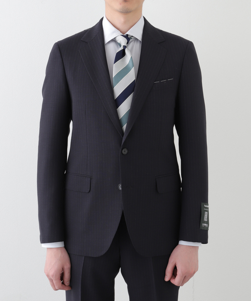 セレモニースーツ セットアップ OLIVER 2ボタン DORMEUIL (ストライプ) メンズの画像