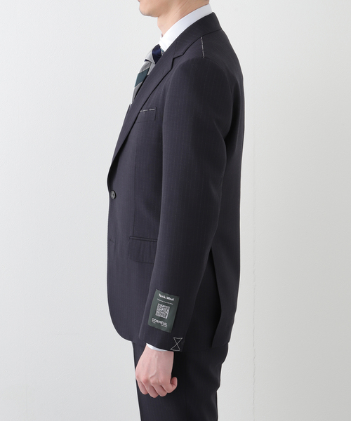 セレモニースーツ セットアップ OLIVER 2ボタン DORMEUIL (ストライプ) メンズの画像