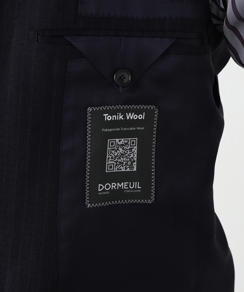 セレモニースーツ セットアップ OLIVER 2ボタン DORMEUIL (ストライプ) メンズの画像