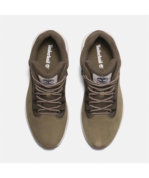 「Timberland」 ローカットスニーカー 27.0cm オリーブ メンズの画像