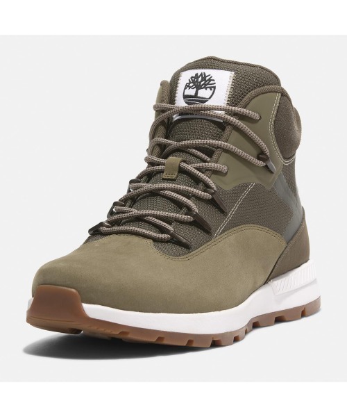 「Timberland」 ローカットスニーカー 27.0cm オリーブ メンズの画像