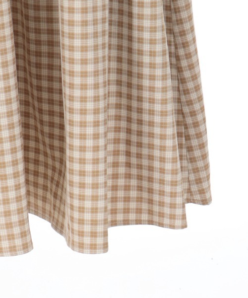 「axes femme POETIQUE」 ノースリーブワンピース MEDIUM ブラウン レディース_画像9