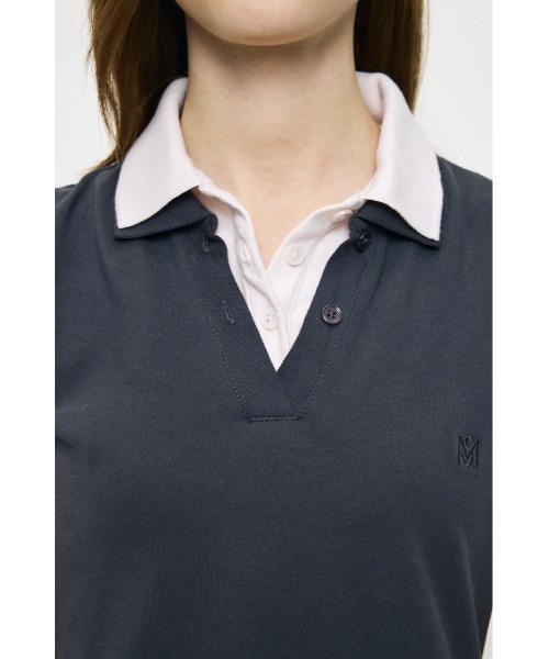 MOUSSY（マウジー） ワンピース 半袖 CONTRAST POLO ドレス : ZOZOTOWN