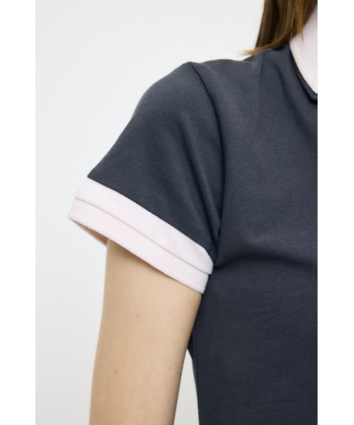 MOUSSY（マウジー） ワンピース 半袖 CONTRAST POLO ドレス : ZOZOTOWN