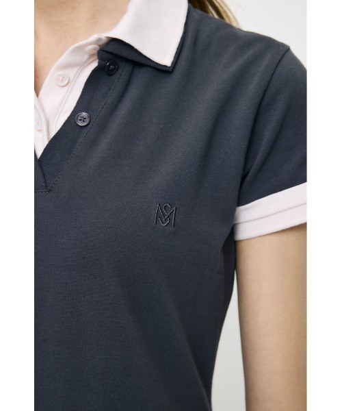 MOUSSY（マウジー） ワンピース 半袖 CONTRAST POLO ドレス : ZOZOTOWN