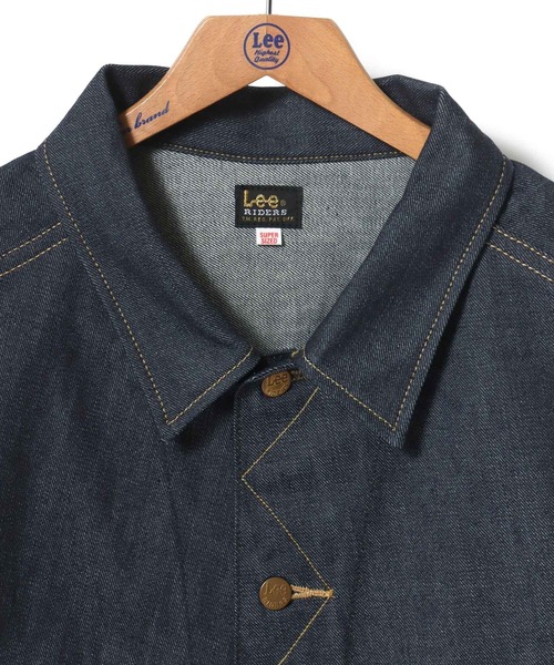 「Lee」 デニムジャケット L ブラック系その他 メンズの画像