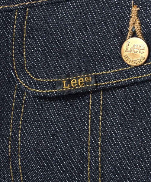 「Lee」 デニムジャケット L ブラック系その他 メンズの画像