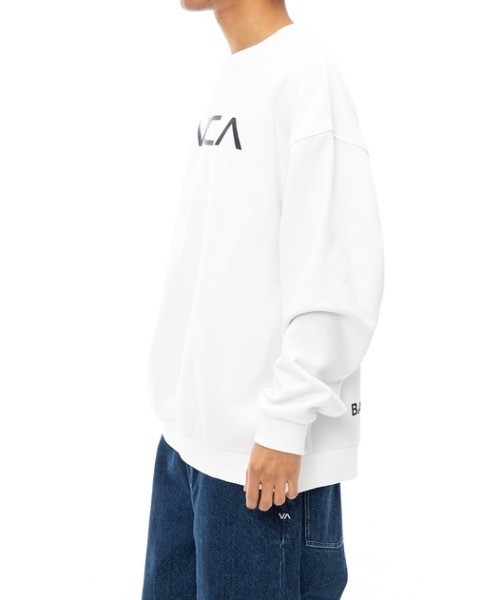 「RVCA」 スウェットカットソー LARGE ブラック メンズ_画像2