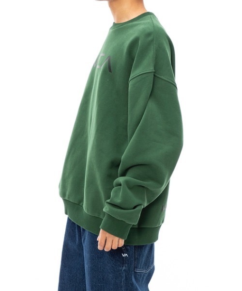 「RVCA」 スウェットカットソー LARGE ブラック メンズ_画像6