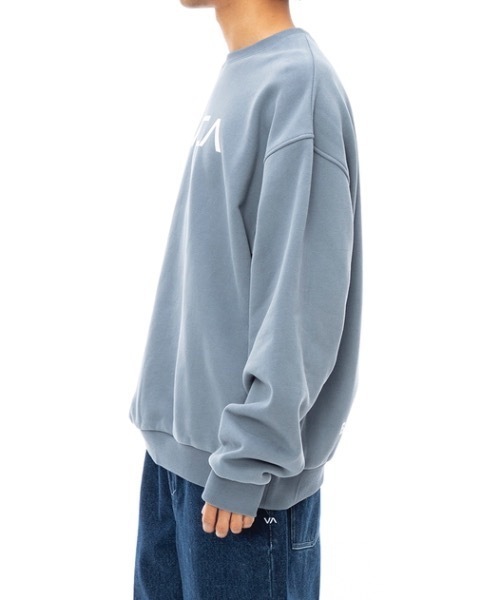「RVCA」 スウェットカットソー LARGE ブラック メンズ_画像8