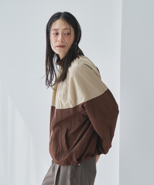 「Audrey and John Wad」 ナイロンブルゾン FREE ブラック レディース_画像6