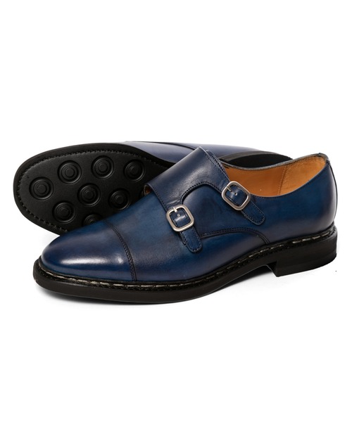 「Berwick1707」 ローファー 7.5 ネイビー メンズ_画像6