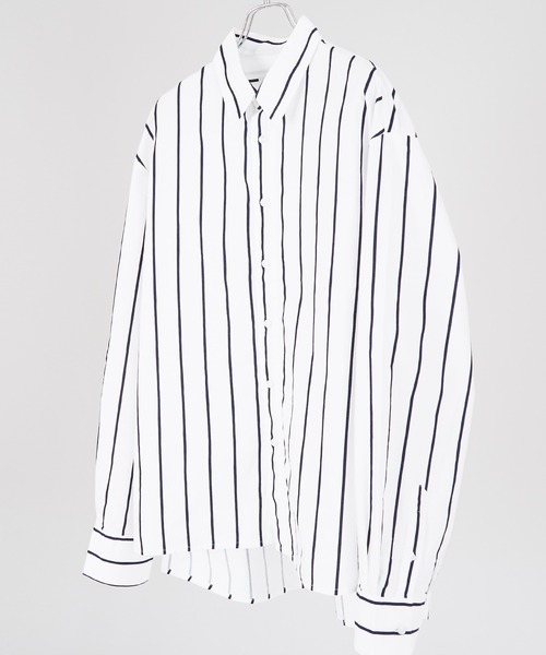 「improves」 長袖シャツ LARGE ネイビー メンズ_画像2