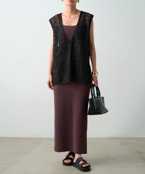 Loungedress（ラウンジドレス） ワンピース ニットキャミワンピース