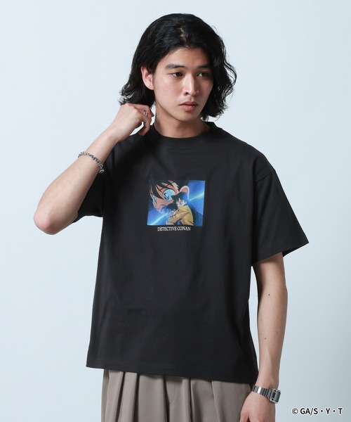 GWのみ12500円 名探偵コナン rageblue コラボ デニムセットアップ RAGEBLUE（レイジブルー） tシャツ 半袖 「名探偵コナン」オープニング