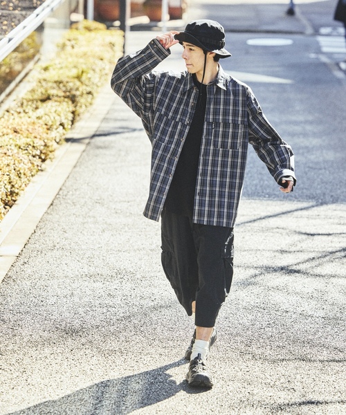 Foxfire（フォックスファイヤー） 長袖シャツ LARGE ネイビー メンズ