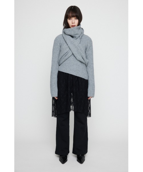 「LAGUA GEM」 スウェットパンツ MEDIUM ブラック レディース_画像2