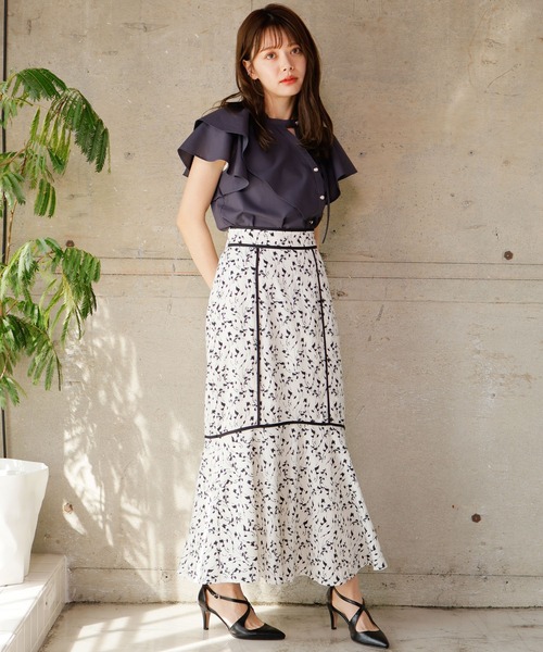 「LADYMADE」 ロングスカート - ブラック レディース_画像4
