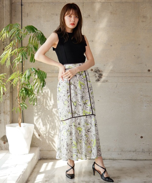 「LADYMADE」 ロングスカート - ブラック レディース_画像8