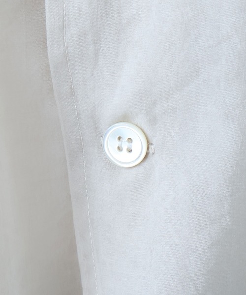 ジャケット テーラードジャケット Cotton Nylon sheer shirt jacket レディースの画像