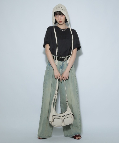 「PAGEBOY」 半袖Tシャツ FREE オフホワイト レディース_画像9