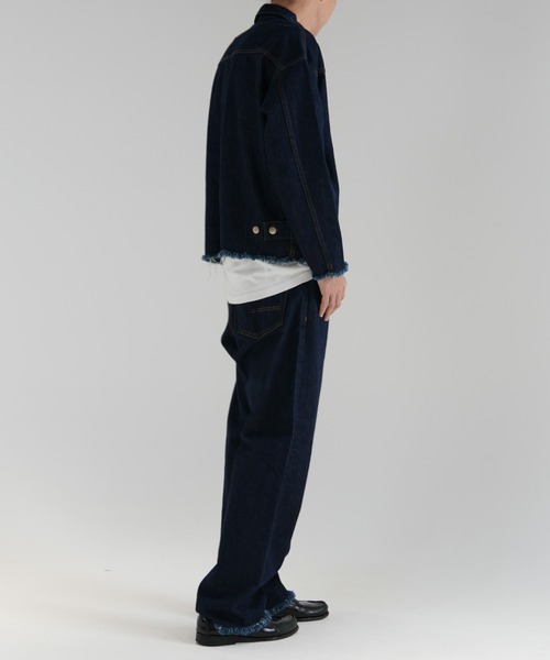 「.ENDRECHERI.」 デニムパンツ M インディゴブルー メンズ_画像3